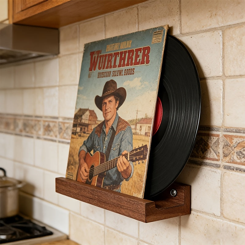 12 Pack Wood Vinyl Record Display Shelves