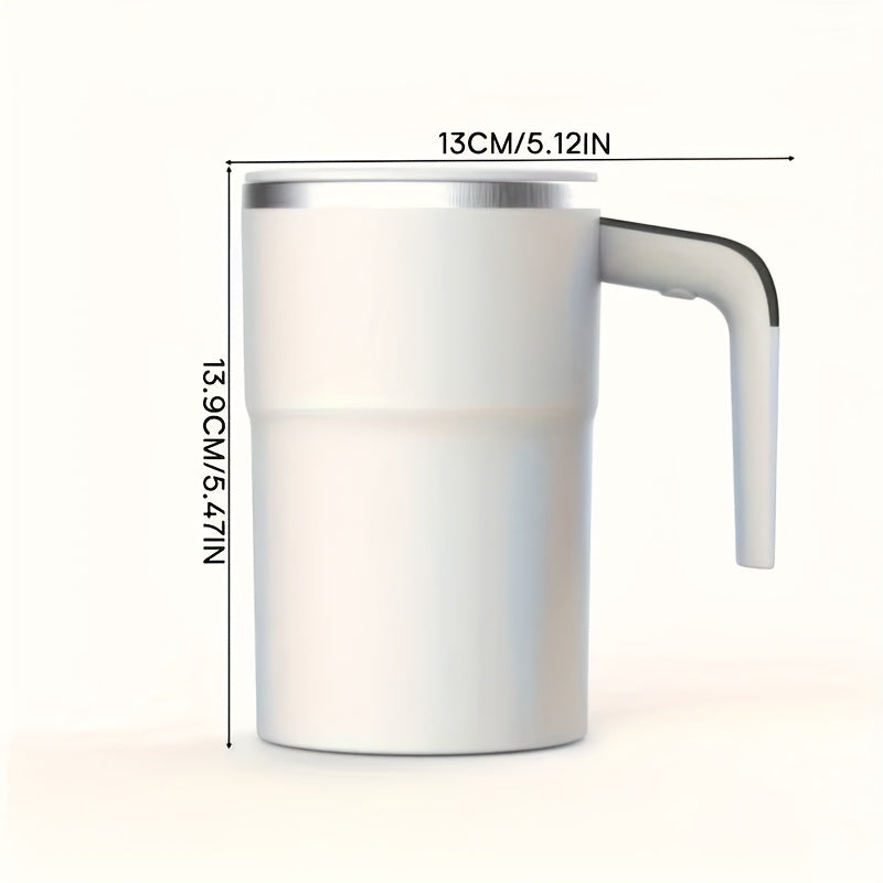 Self Stirring WHITE Mug LED