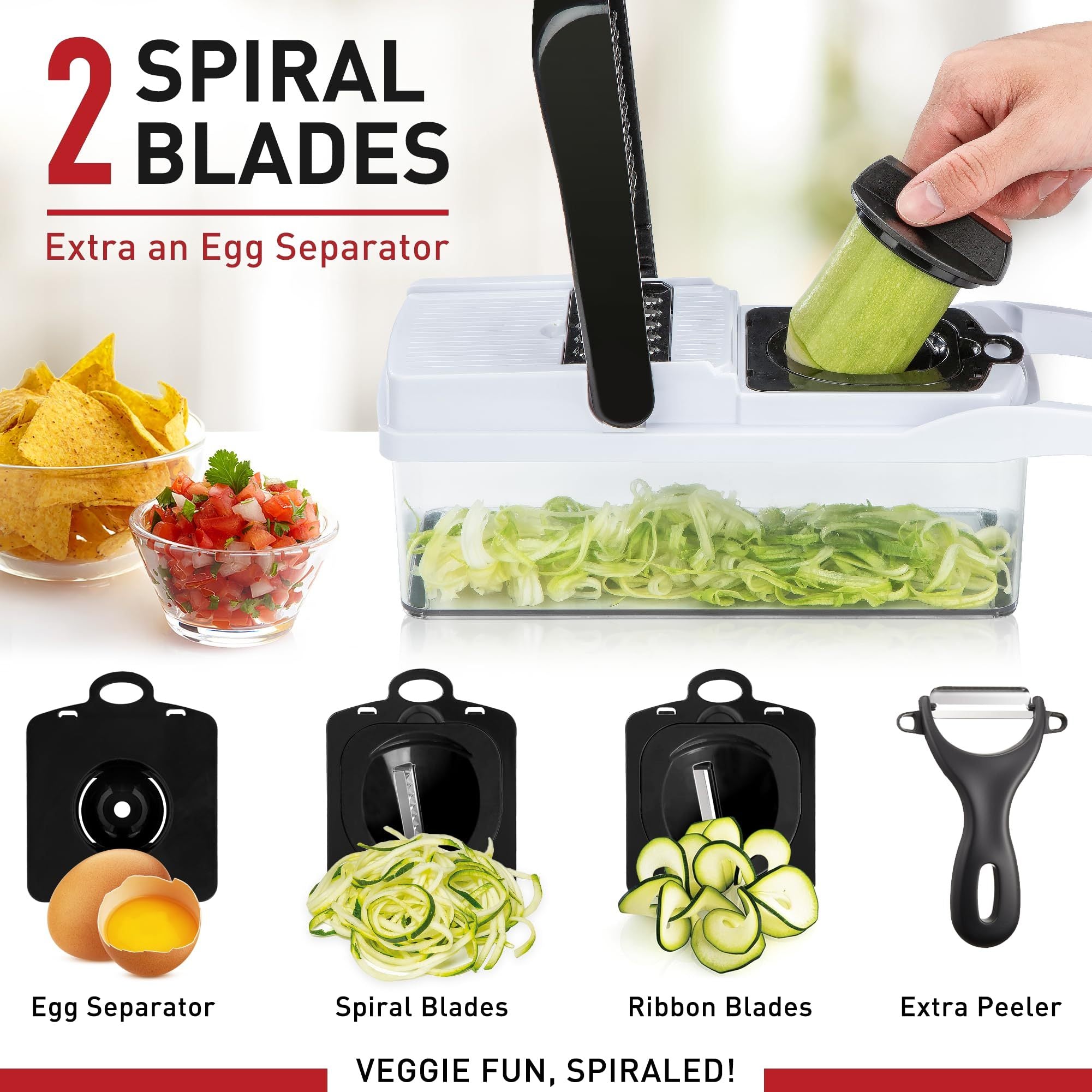 25 in 1 Vegetable Chopper, Salad Chopper