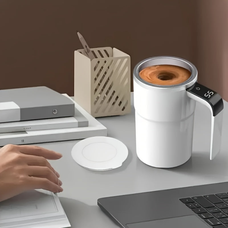 Self Stirring WHITE Mug LED