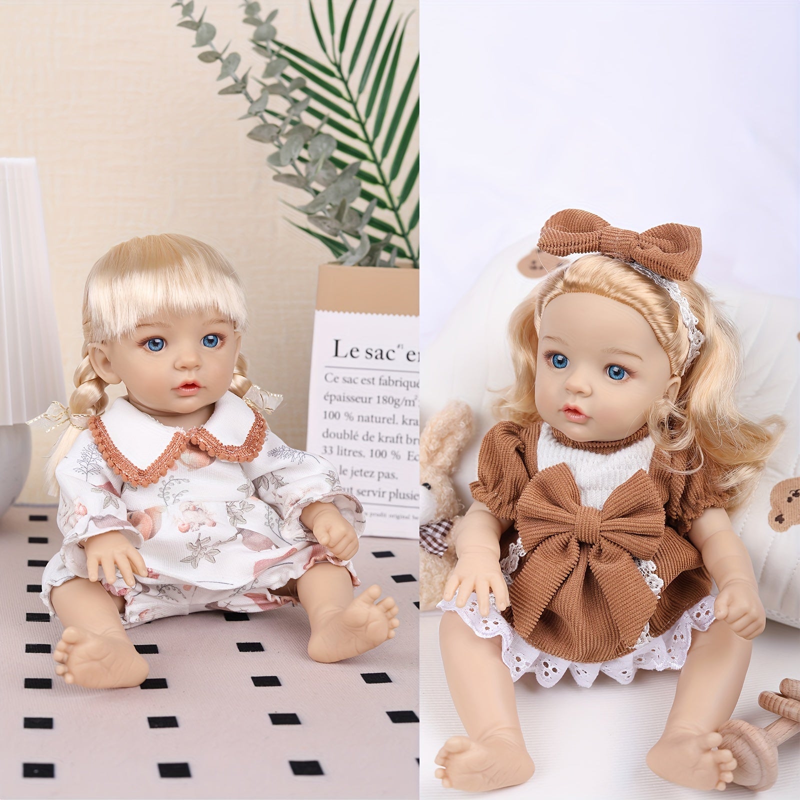AKODEERD Realistic Newborn Baby Doll - 12-Inch Anime