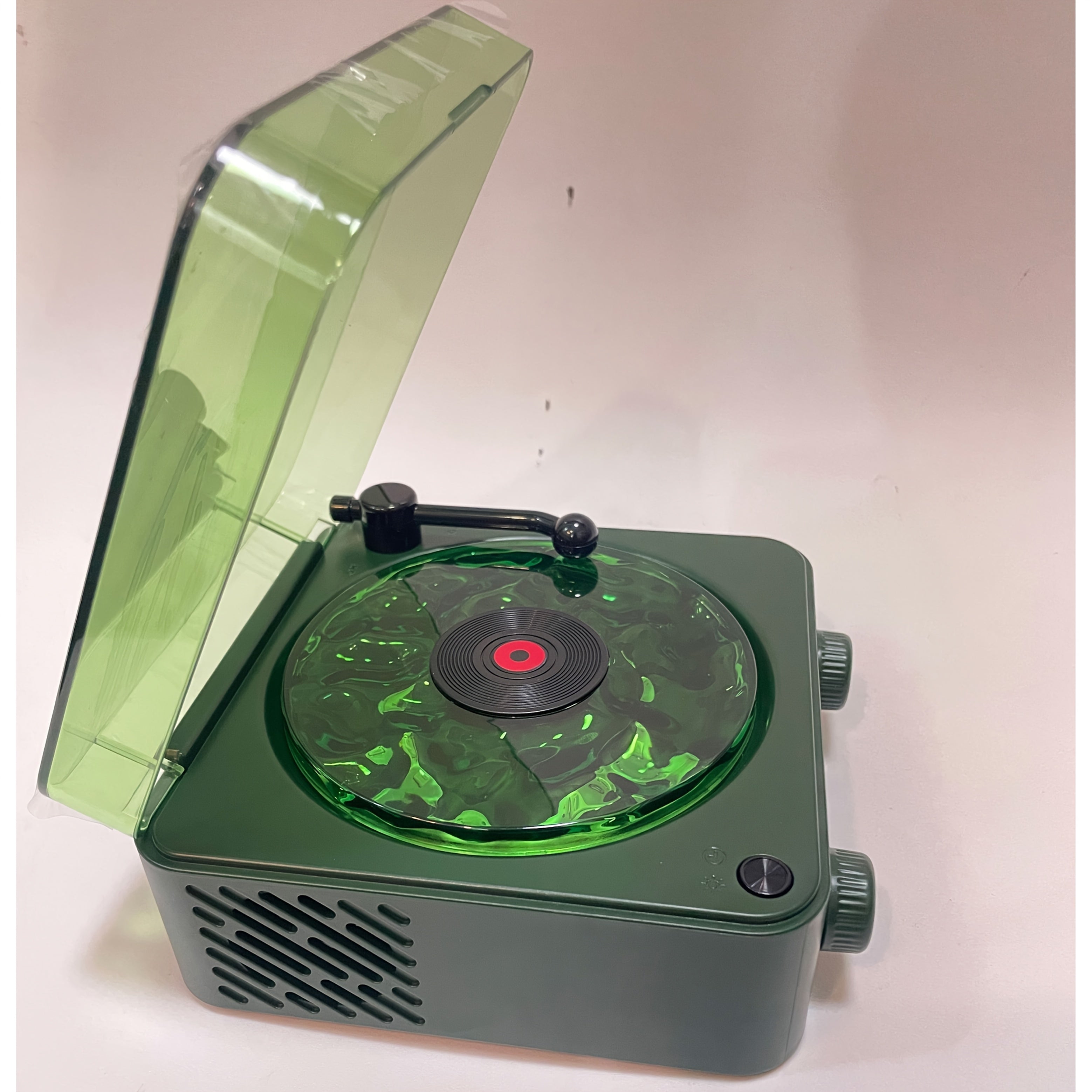 Retro Turntable Speaker with 4-in-1 Sound Modes