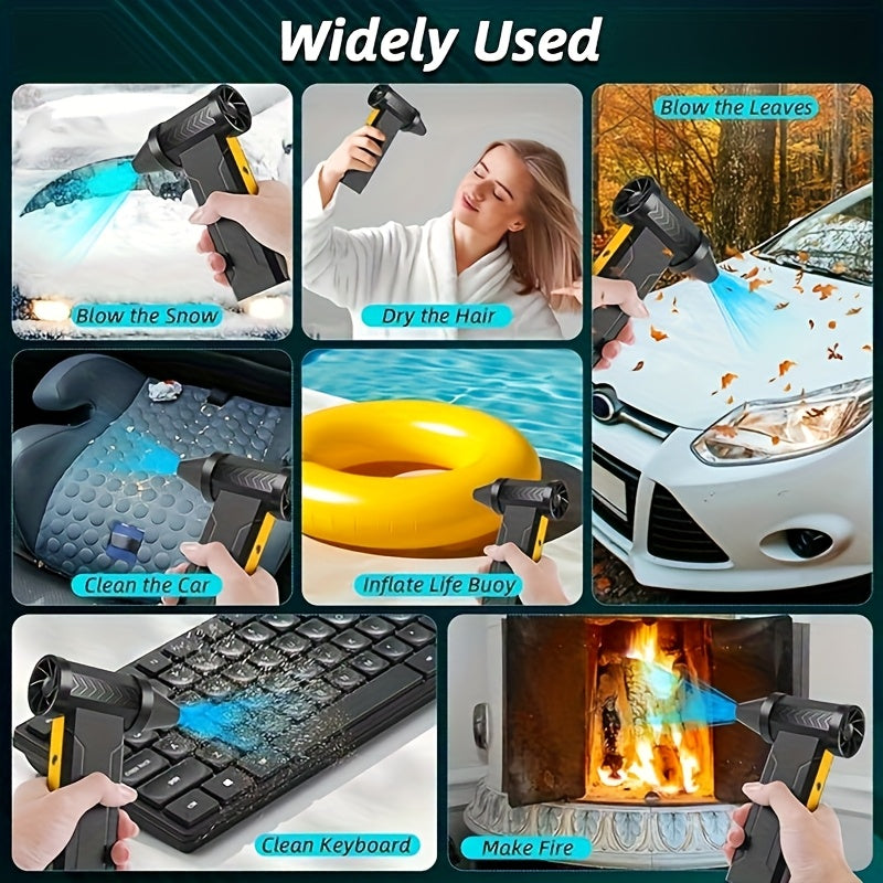 148000RPM Ultra-Powerful Portable Turbo Jet Fan with High-Speed Airflow