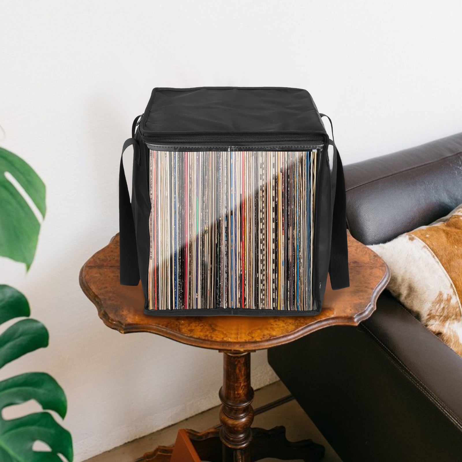 Large Capacity Transparent Vinyl Record Storage Bag