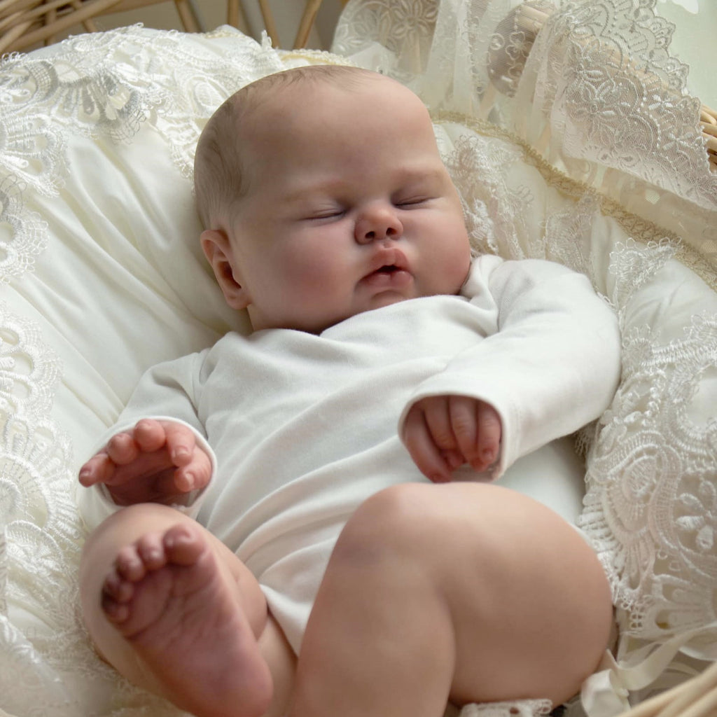 20-Inch 3D Baby Doll with Visible Veins, 50 Cm