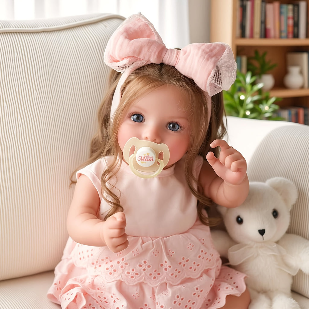 BABESIDE 20-Inch Realistic Reborn Baby Doll with Vinyl Limbs & Fabric Body