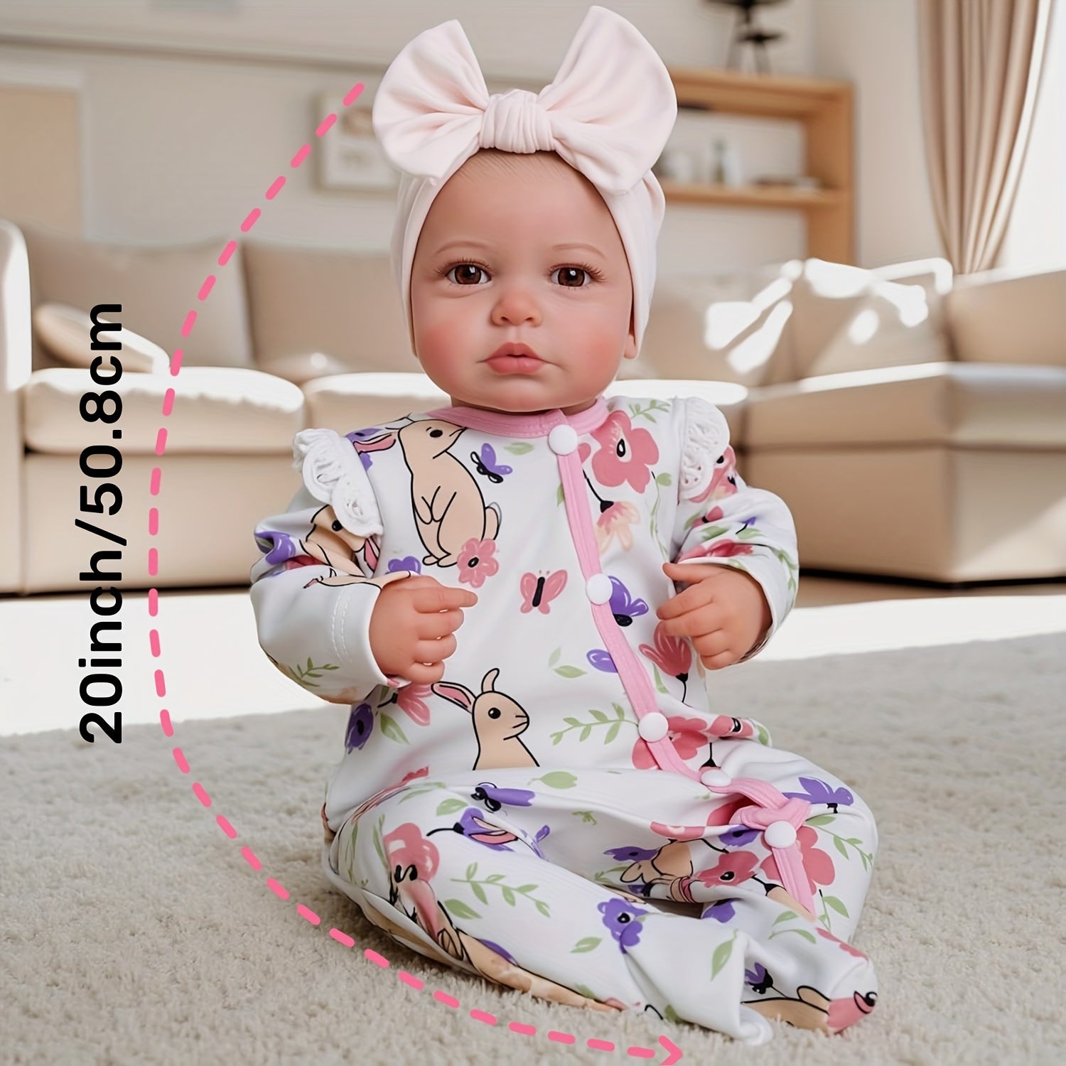 BABESIDE Realistic Reborn Baby Dolls 20-Inch
