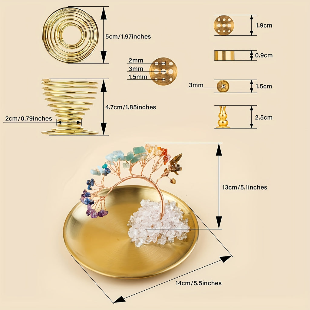 Palo Santo And Sage Burner from Crystal Tree