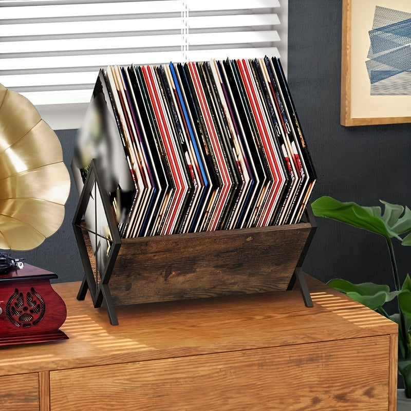 Vintage Style Vinyl Record Holder