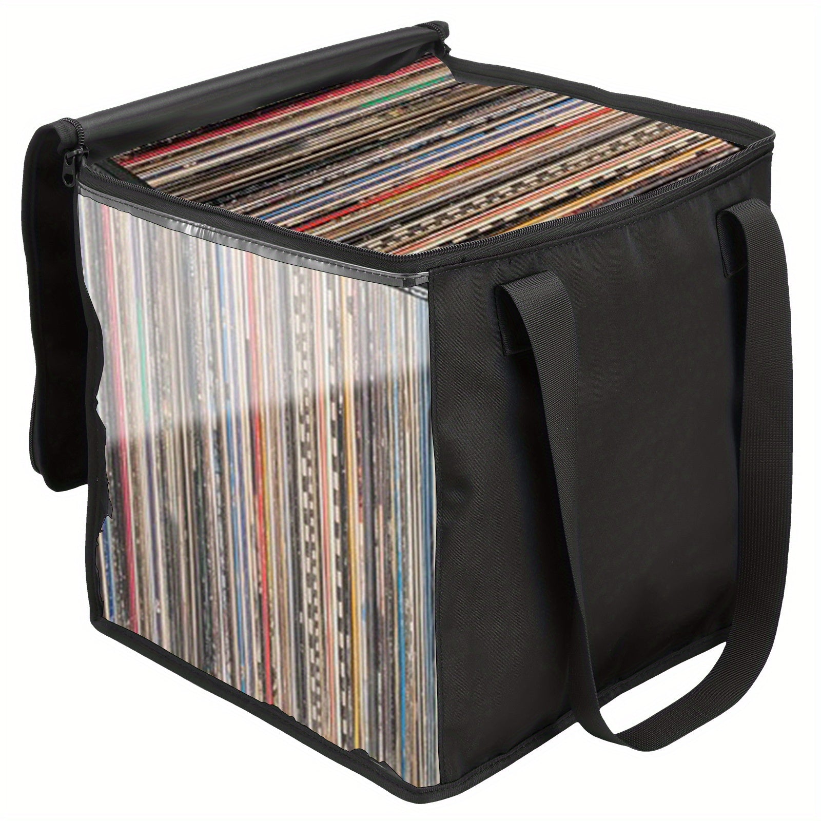 Large Capacity Transparent Vinyl Record Storage Bag