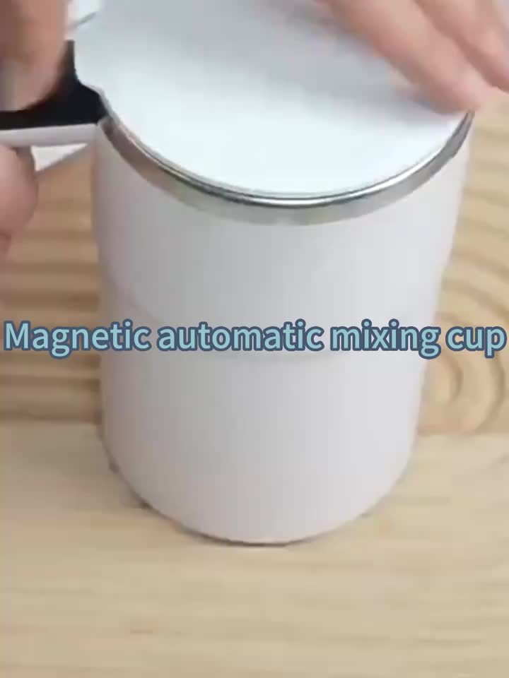 Self Stirring WHITE Mug LED