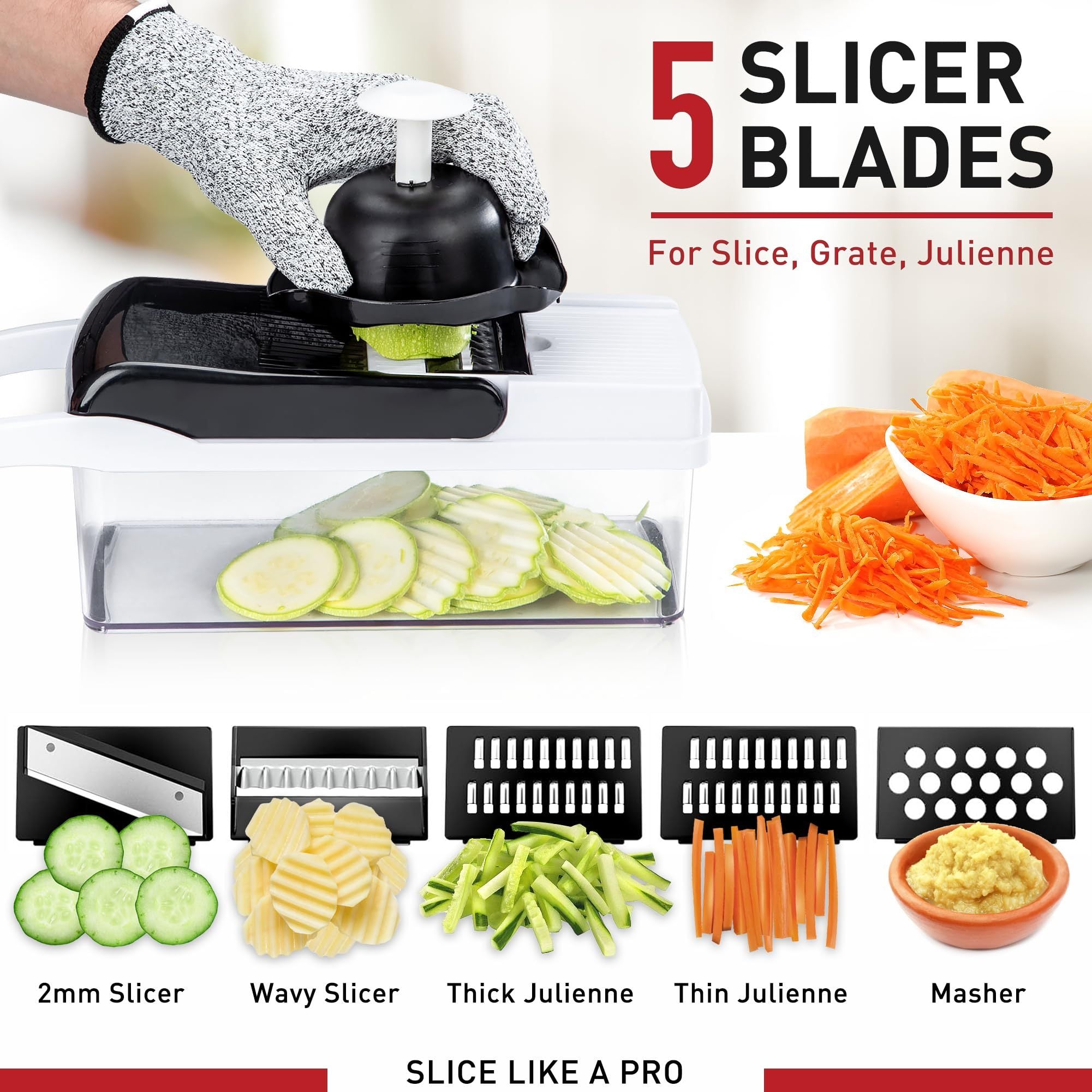 25 in 1 Vegetable Chopper, Salad Chopper