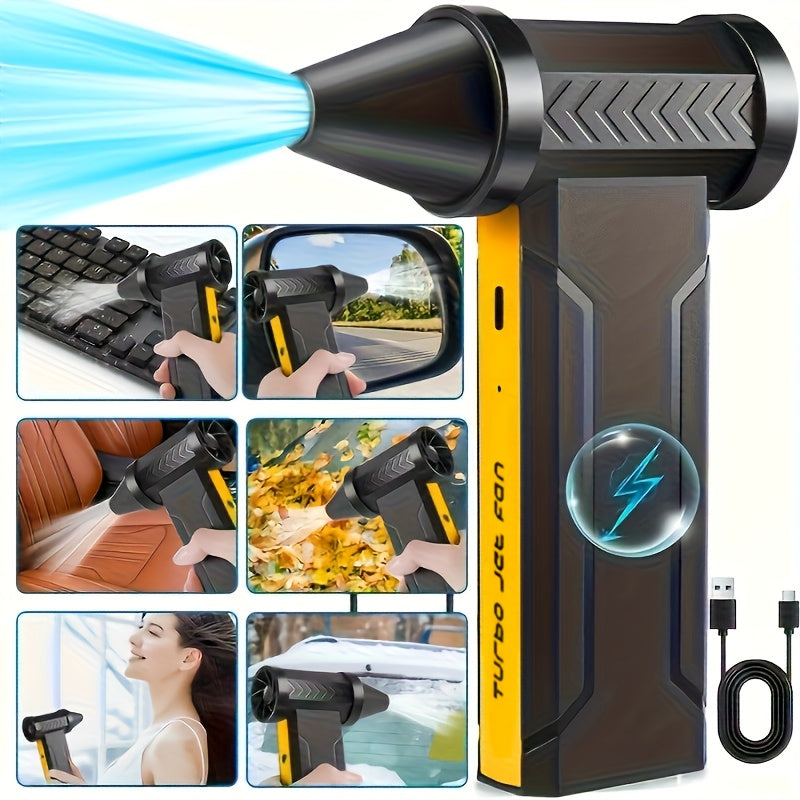 148000RPM Ultra-Powerful Portable Turbo Jet Fan with High-Speed Airflow