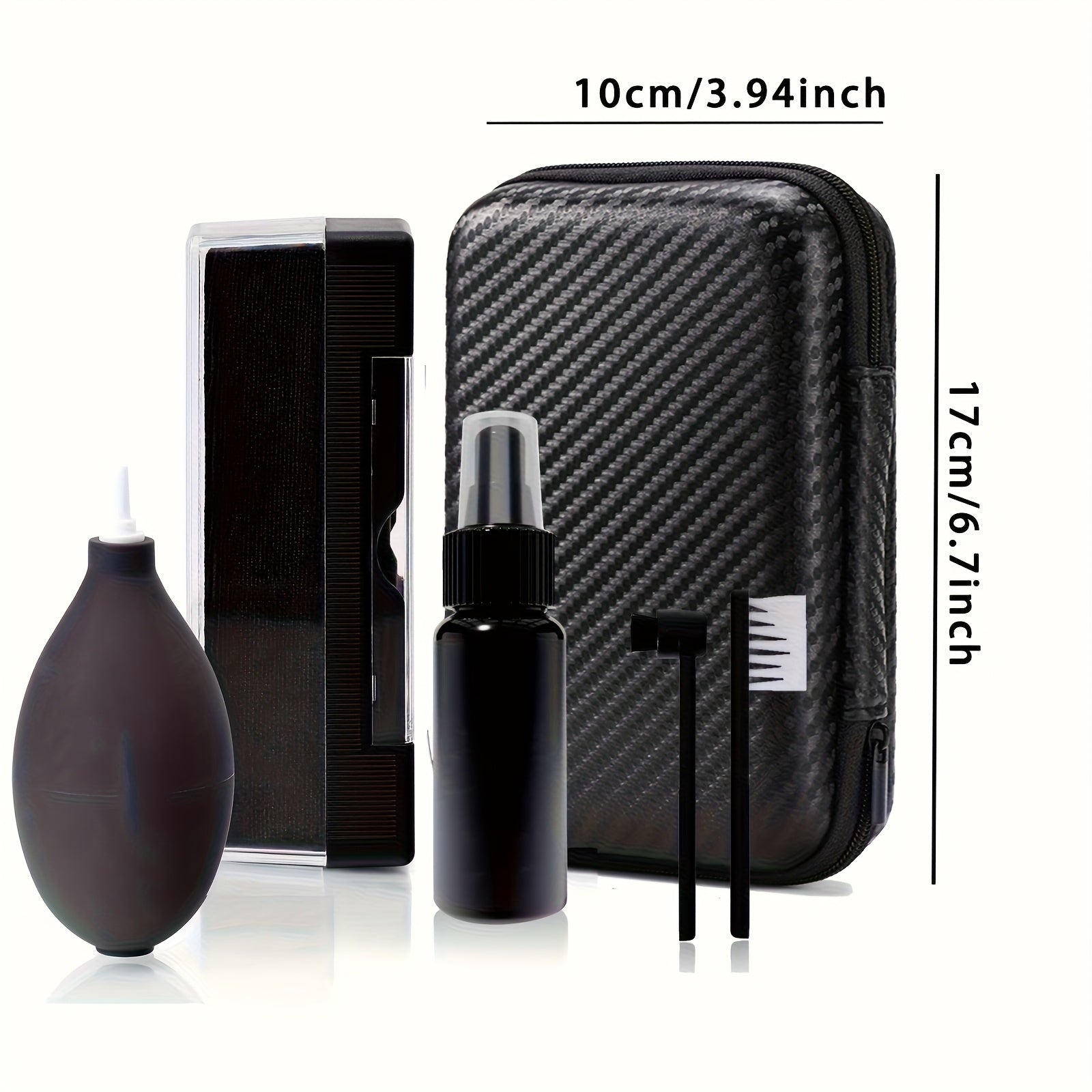 6pcs Professional Vinyl Record Cleaning Kit with Velvet Brush