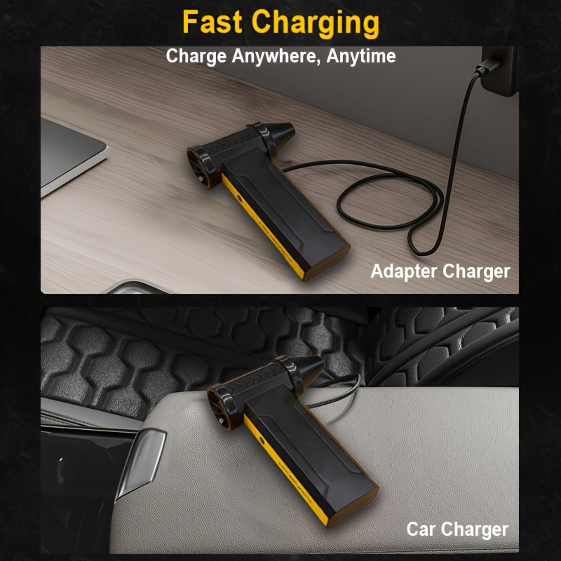 148000RPM Ultra-Powerful Portable Turbo Jet Fan with High-Speed Airflow